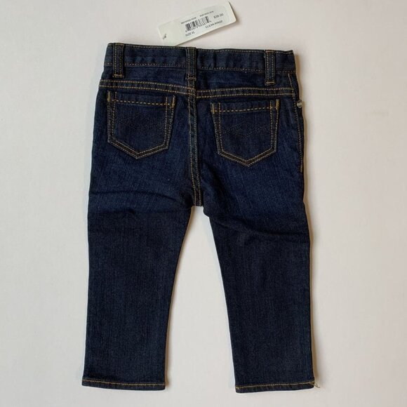 {NWT} Peek Baby Maya Dungaree Dark Wash Jeans - Picture 5 of 7